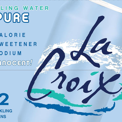 La Croix Sparkling Water, Pure, 12 Fl Oz (pack of 12)