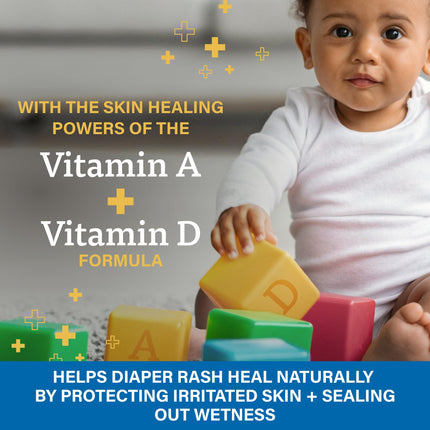Treat & Heal Zinc Oxide 10% Diaper Rash Cream, 16 oz Jar