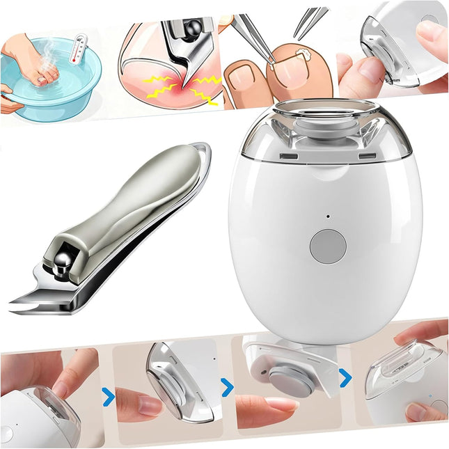 Electric Automatic Oblique Nail Clipper & Trimmer