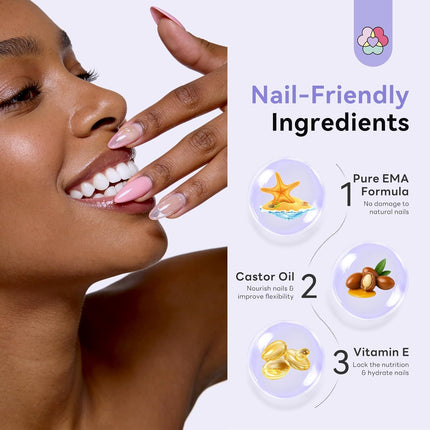 Pure EMA Monomer Acrylic Nail Liquid: Ocean Breeze Acrylic Liquid Scented Monomer Non-Yellowing Nail Monomer Liquid for Acrylic Powder Nail Extension Carving Manicure DIY 240 ml