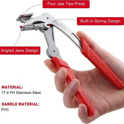 Car Clip Pliers, Panel Clip Removal Pliers, Professional Plastic Fastener Removal Tool for Removing Automotive Fasteners Clips Without Damage