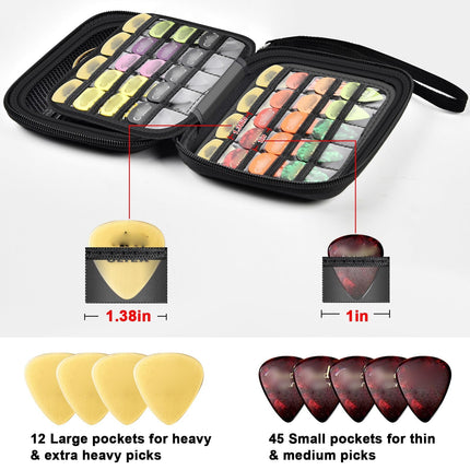 Guitar Pick Holder Case for Fender/for Jim Dunlop/for I-MART/for D'Addario/for Ernie Ball/for ChromaCast All Size Picks