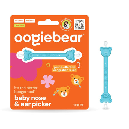 Baby Nose Cleaner & Ear Wax Removal Tool - Safe Booger & Earwax Removal for Newborns, Infants, Toddlers - Dual-Ended - Essential Baby Stuff