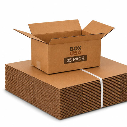 Cajas de mudanza resisten 65lbs, 18"L x 14"W x 12"H (paquete de 10) medianas - caja de cartón corrugado para envío, correo, empaque, embalaje y almacenamiento
