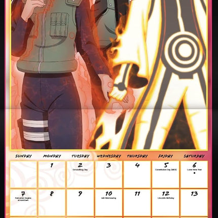 2027 Naruto Shippuden Wall Calendar