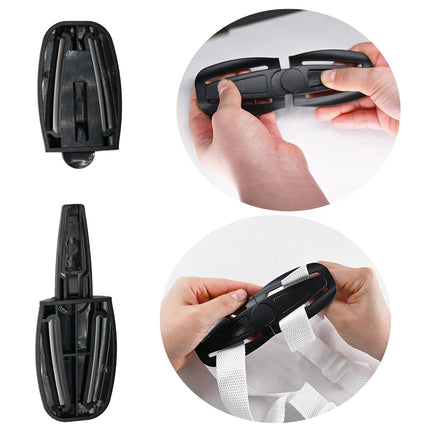 Universal Baby Seat Chest Harness Clip Buckle and Child Seat Chest Harness Clip Replacement for Kids Trend Adjustable Guard, Black