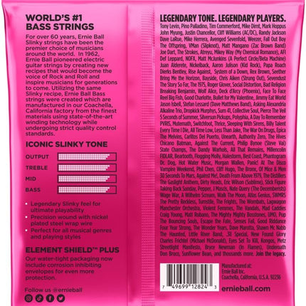 Ernie Ball 5-String Super Slinky Nickel Wound Bass Guitar Strings, 40-125 Gauge (P02824)
