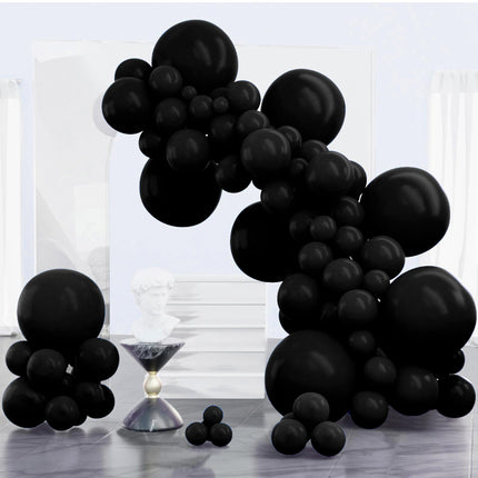 Dark Brown Balloons 100pcs Boho Coffee Neutral Different Sizes