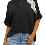 Womens Tops Summer Short Sleeve Oversized T Shirts 2026