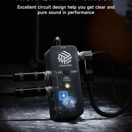 Donner ABY Box Line Selector AB Switch Mini Guitar Effect Pedal True Bypass
