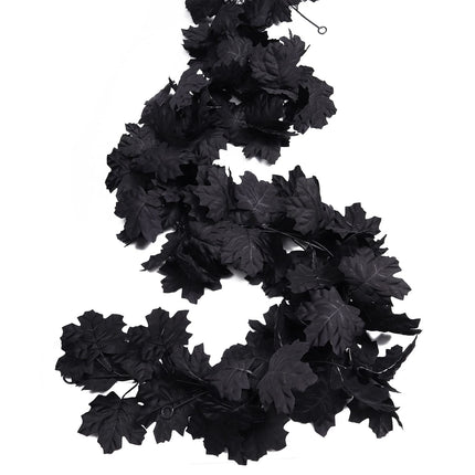 Artificial Black Garland Hanging Vine Artificial Red Floral Garland