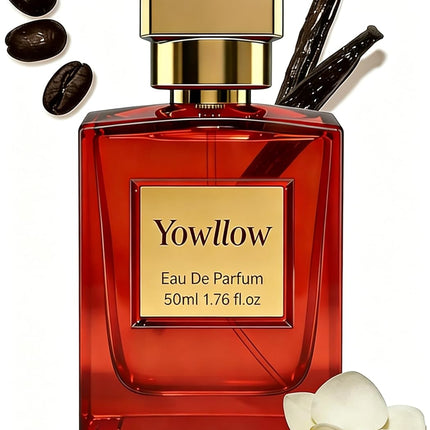Yowllow- Ambery Vanilla - Eau de Parfum- Inspired by Y.SL's Bl.ack Op.ium- 1.7 FL/OZ (50ML)-Women Long-Lasting & Pure Perfume Fragrance Spary