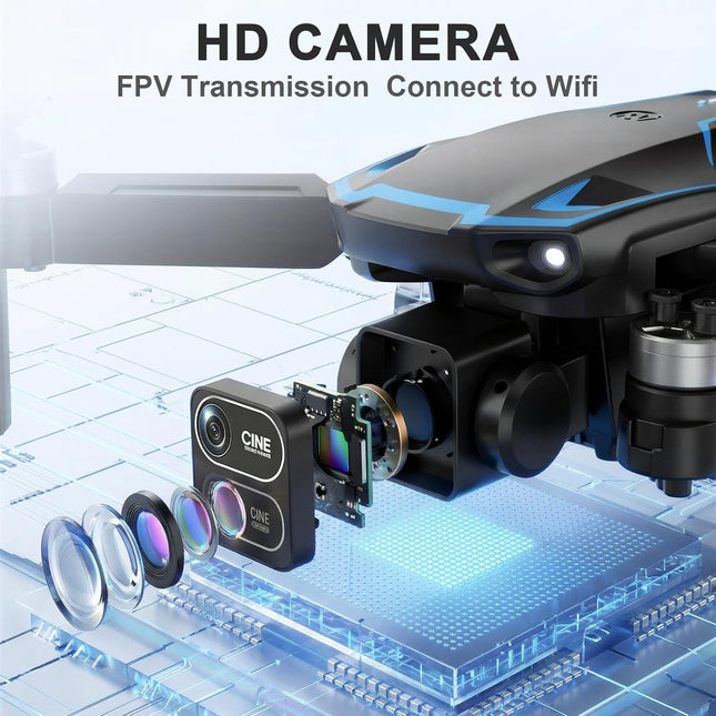 Drone with Camera for Adults Mini RC Drone for Beginners 2 Battery One-Key