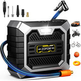 Tire Inflator Portable Air Compressor, 12V DC Car Air Pump with Auto