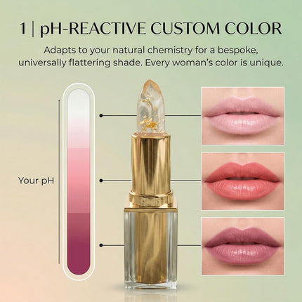 Areliaa Lipstick，areliaa signature lipstick，Clear That Changes Color with Ph, Deep Nourishment, Keeping Makeup (1PCS)