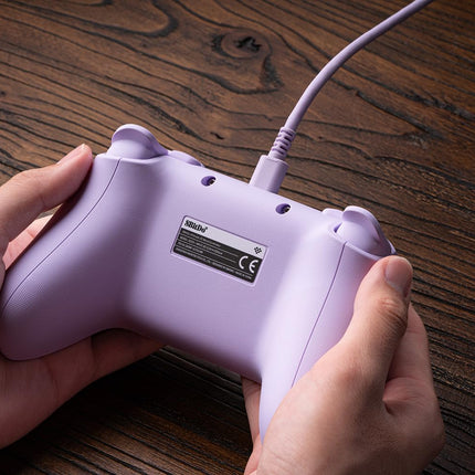 8BitDo Ultimate 2C Wired Controller for Windows PC and Android, with 1000Hz Polling Rate, Hall Effect Joysticks and Hall Triggers, and Remappable L4/R4 Bumpers (Purple)