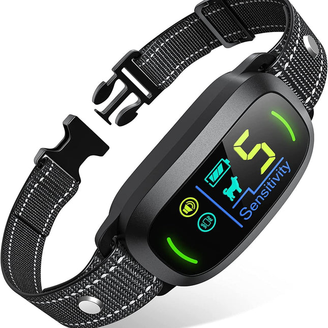 PawHaven RefugioPata FAFAFROG Dog Bark Collar, Rechargeable Smart Collar — Pet Supplies