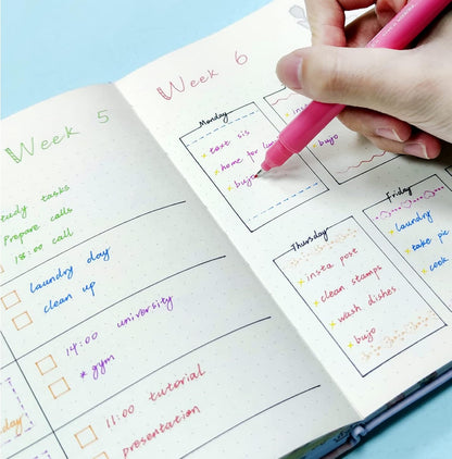 8-Piece Curve Highlighter Pen Set with Dual Tips and 8 Colors - photo 5