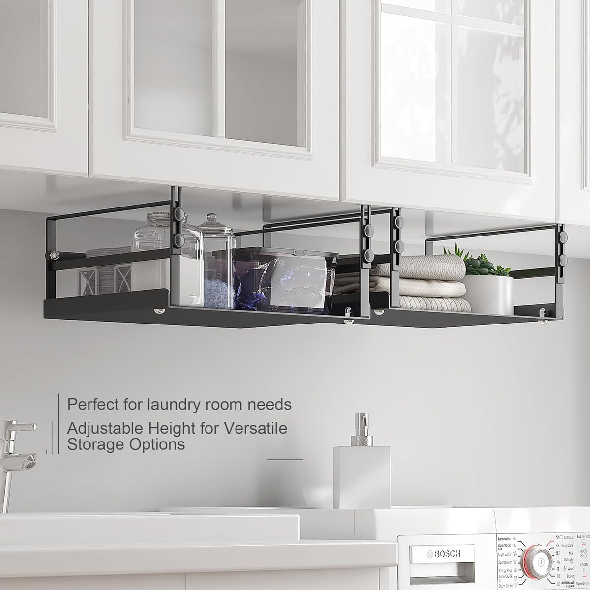 HENGI kitchen cabinet organizer in use
