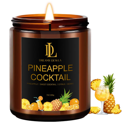 Fall Candles Set for Home Scented, 4 Pack 28oz, Soy Wax