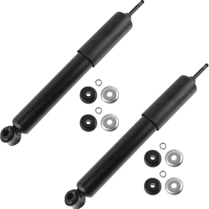TRQ Front Shock Absorber Driver & Passenger Side Pair Set of 2 for Ford E Series Van