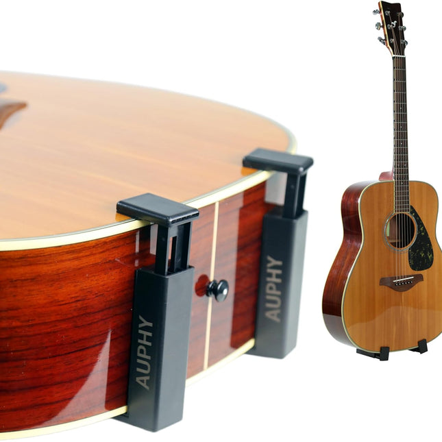 Guitar Stand Clip-on for Acoustic/Classical/Folk, Ultra-lightweight/Portable Mini Guitar Steady Stand/Holder for Travel
