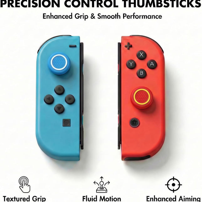 20-Piece Silicone Thumb Grips and Joystick Caps