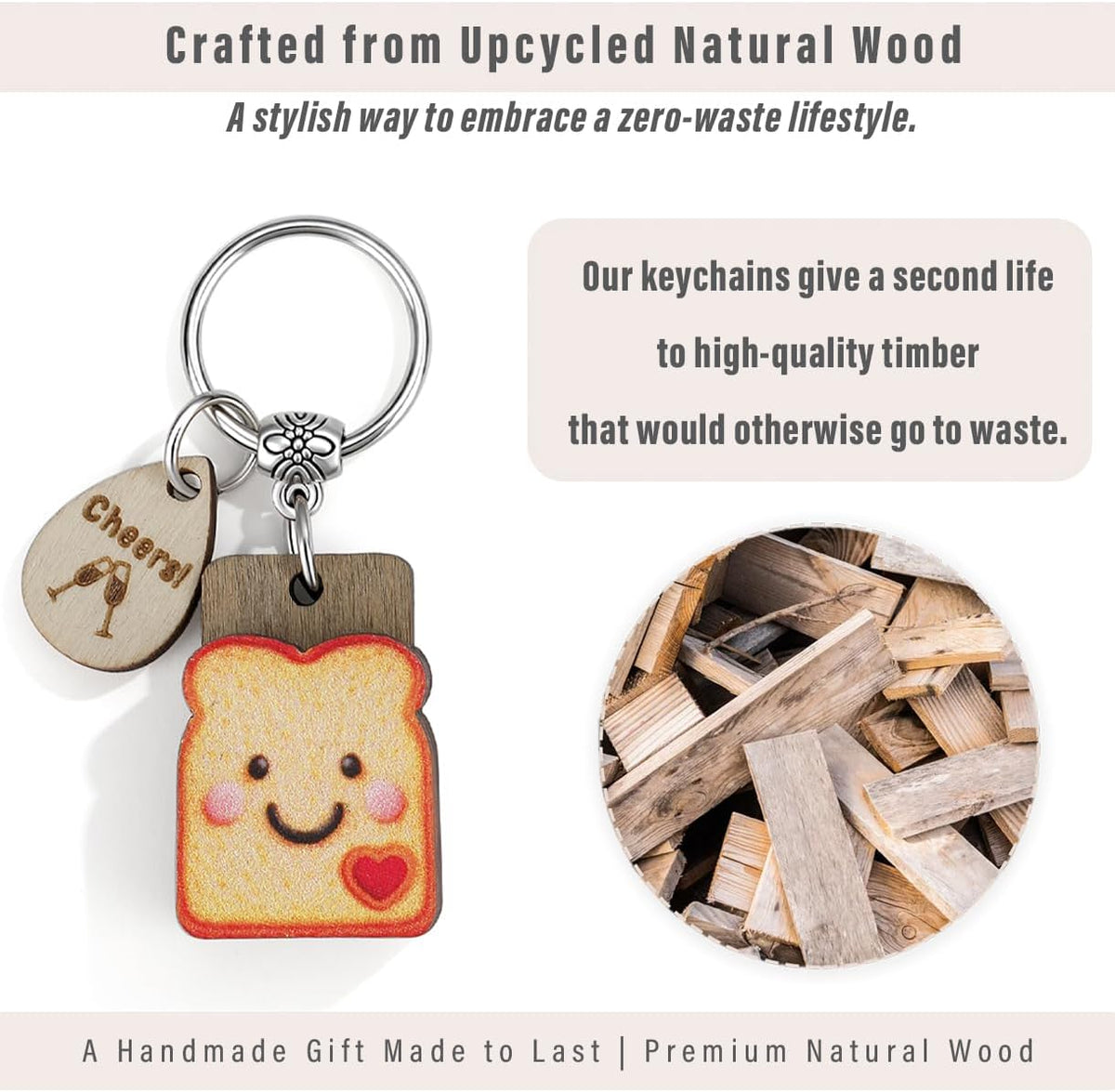 Graduation Gifts 2026 - "A Little Toast to Your Next Chapter Keychain with Card, Funny Senior 2026 Gifts - photo 3