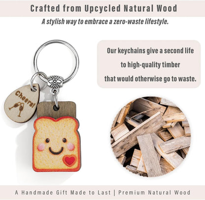 Graduation Gifts 2026 - "A Little Toast to Your Next Chapter Keychain with Card, Funny Senior 2026 Gifts - photo 3