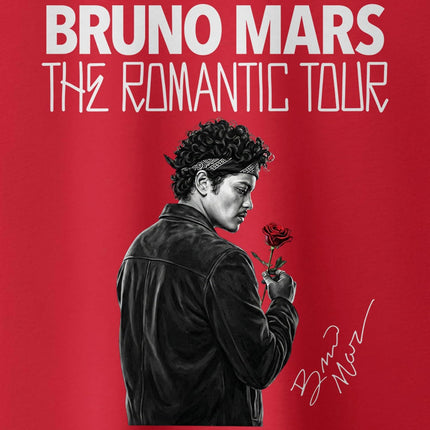 The Romantic Tour 2026 Concert Dates Tshirt, Bruno Fan Concert Shirt, RNB Fans Graphic T-Shirt, Unisex Adult S – 2XL