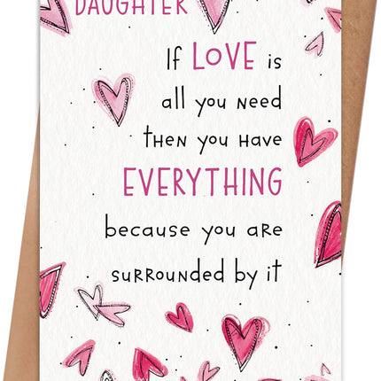 Mothers Day Gifts for Daughter, Funny Mother's Day Card for Daughters, To My Daughter from Mom