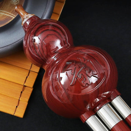 Gourd Flute Chinese Easy - Cucurbit Flute Detachable Design Wind Instrument for Students, Grn Steel B-flat Key