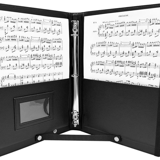Choir Folder, Music Folder with Handle and Strap, 3 Ring Sheet Music