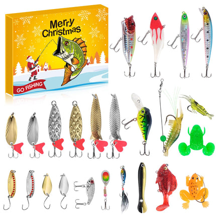 2026 Fishing Advent Calendar for Men & Teens, 24 Days Christmas Countdown