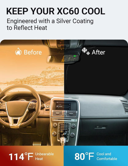 Custom-Fit 2010-2017 SUV Foldable Front Windshield Sun Shade - photo 3