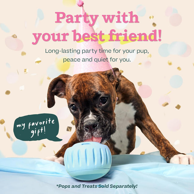 Party - Long-Lasting Interactive Dog Toys for Boredom - Low-Mess Design - Birthday Gifts for Dogs  - photo 2