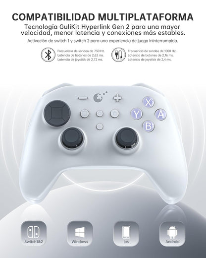 Wireless Controller for PC, Android, iOS, Switch 1/2, 720° Adjustable TMR Joystick, with 950mAh - photo 2
