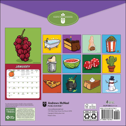 Butts on Things 2027 Wall Calendar