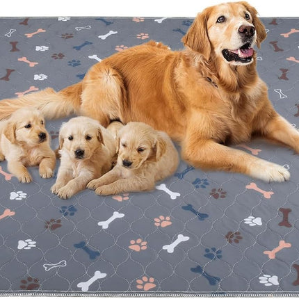 Washable Pee Pads for Dogs, 2 Pack Reusable Puppy Pads, 18"x24"
