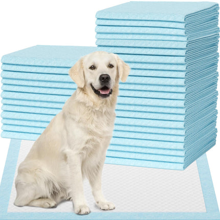 100 Count Large Dog & Cat Puppy Pee Pads - 28"x30" Absorbent Potty Training Pads | Leakproof Quick-Dry Disposable Pet Pads for Puppies, Dogs & Cats | Indoor, Outdoor, Litter Box, Housebreaking Use