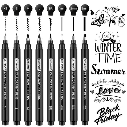 White Pens Set, White Gel Pens, Dual-Tip Acrylic Paint Pen, 7 Pack