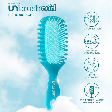 FHI Heat UNbrush Curl Collection for Pain-Free Brushing and Curl Enhancing Styling for Curly Hair Types
