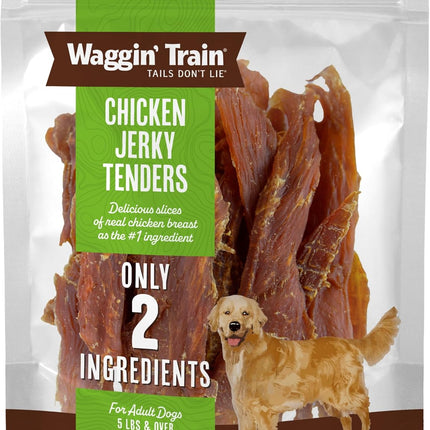 Waggin' Train Limited Ingredient, Grain Free Dog Treat, Chicken Jerky Tenders - 11 oz. Pouch