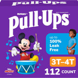 Boys' Potty Training Pants, Size 3T-4T Training Underwear (32-40 lbs), 112 Count (4 Packs of 28), Packaging May Vary