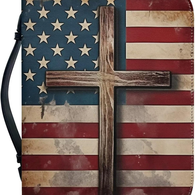 Bible Cover for Women and Men - PU Leather Case