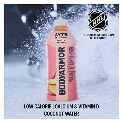 BODYARMOR LYTE Sports Drink Low-Calorie Sports Beverage, Blueberry Pomegranate, Coconut Water Hydration, Natural Flavors With Vitamins, Potassium-Packed Electrolytes, Perfect For Athletes, 16 Fl Oz (Pack of 12)