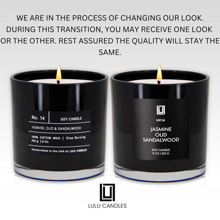 Jasmine, Oud & Sandalwood Scented Soy Blend Jar Candle, 9 Oz.