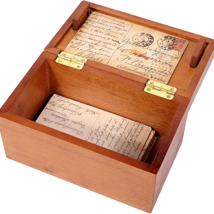 Onietoiy Big 32 Steps Wooden Secret Puzzle Box Toys Beech Wood Money Holder Handmade Storage Brain Teaser Unlocking Games Retro Compartment Thinking Toy Mysterious Birthday Gift for Kids and Adults