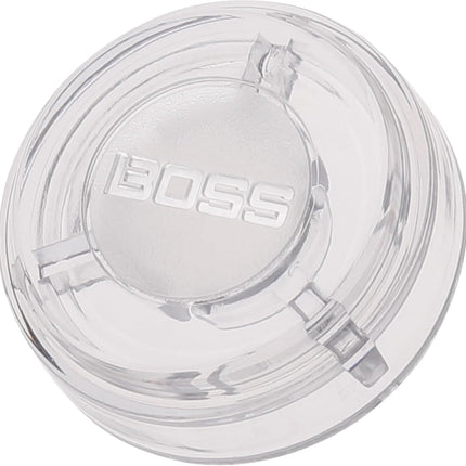BOSS FSC-10 | Footswitch Caps | 10 Pieces | Transparent & Rugged Design | Enhances LED Visibility | Easy Installation & Removal | Compatible with Select BOSS Multi-FX, Pedals, Switchers & More