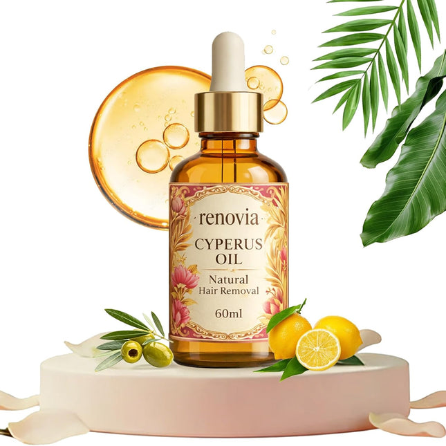 Cyperus Rotundus Oil, Hair Removal Skin Serum, Hair Removal Oil, Moisturizing & Soothing for Smooth Looking Skin with